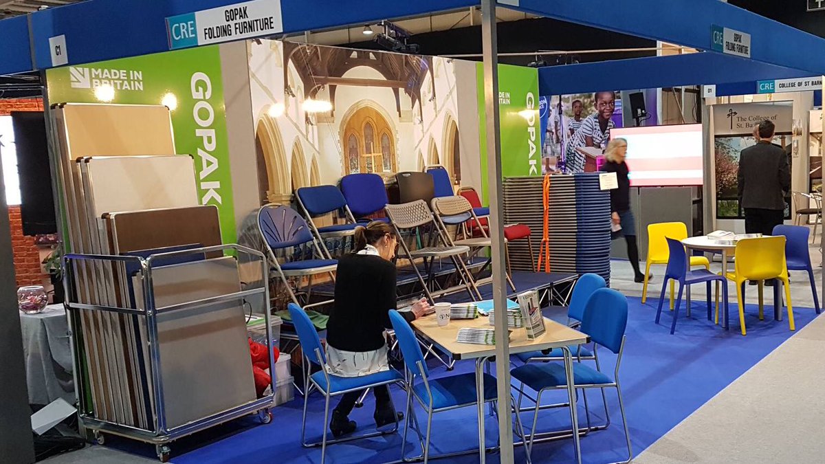 GopakLtd's tweet photo. Pop along to stand C1 and have a chat with Tony and Lisa about your furniture requirements #cremidlands @CRE_churchshow on now @naecstoneleigh https://t.co/ao5YBXgBWZ