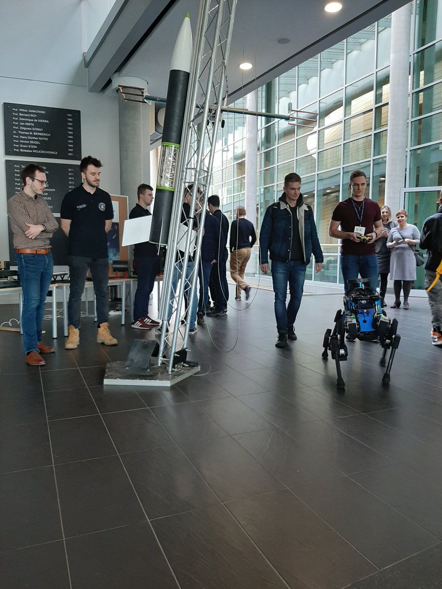 KrzysztofTWalas's tweet photo. @thethingproject #ANYmal at #WorldEngineeringDay celebrated @PUT_Poznan https://t.co/rKHEWs0deF https://t.co/FEurcZVkBv