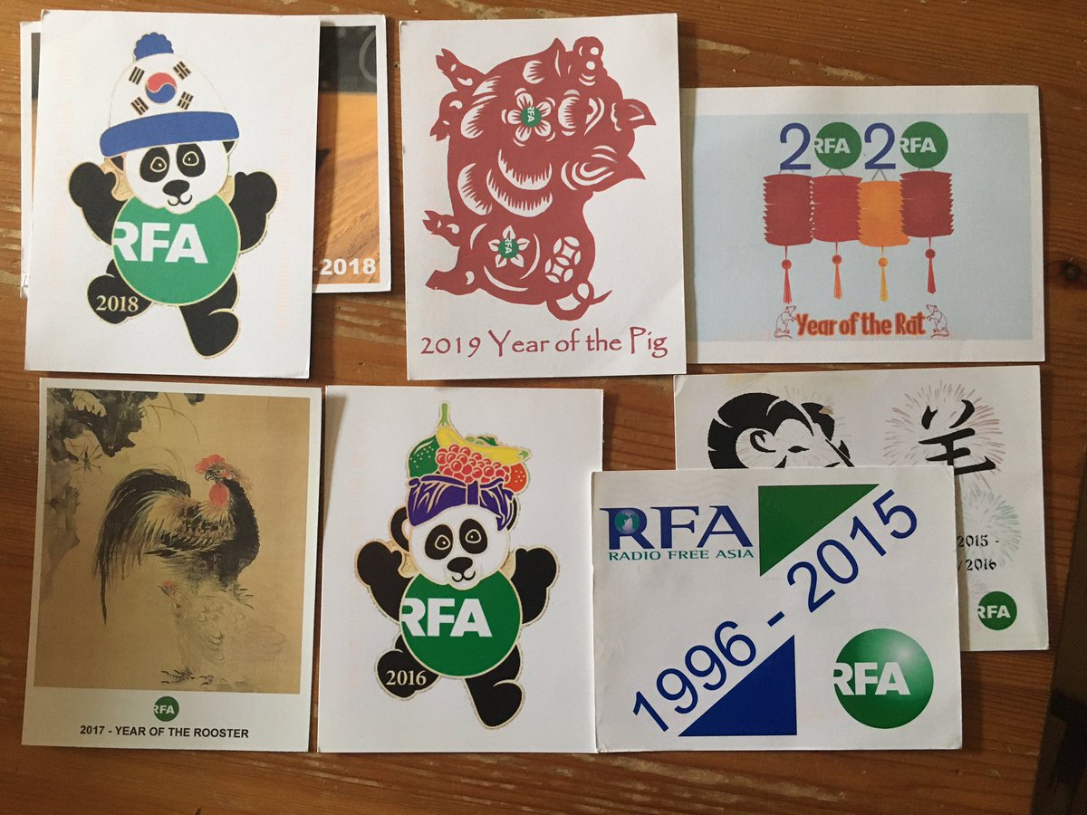 DXelprat's tweet photo. Buscando otras cosas aparecieron también los últimos 6 años de @RFA_QSL en tarjetas #QSL https://t.co/PSsfYZM8mR