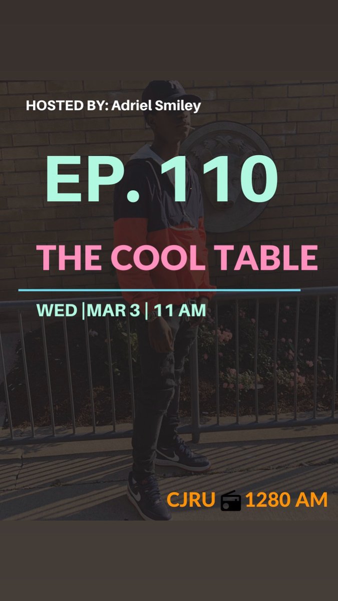 Adriel (@adrielsmiley_) on Twitter photo Episode 110 of The Cool Table will include music from:
<a href="/freenationalsXX/">The Free Nationals</a> <a href="/ChronixxMusic/">ChronDadda</a>
<a href="/heyamine/">Aminé</a>
@sylonozra
<a href="/partynextdoor/">PARTYNEXTDOOR</a>
<a href="/giveon/">Giveon</a>
<a href="/brckhmptn/">BROCKHAMPTON</a>
<a href="/bas/">Bas</a>
<a href="/ellamai/">Ella Mai</a>
<a href="/mahalia/">mahalia</a>
<a href="/Mr_Camron/">Cameron Giles</a>
<a href="/officialexxicon/">LEXXICON</a>
<a href="/tigerbalme/">Tiger Balme</a> <a href="/ohyeahpaulchin/">Paul Chin • 陈保罗 🇵🇸</a>
<a href="/JuiceCRMusic/">Juice</a> Episode 110 of The Cool Table will include music from:
<a href="/freenationalsXX/">The Free Nationals</a> <a href="/ChronixxMusic/">ChronDadda</a>
<a href="/heyamine/">Aminé</a>
@sylonozra
<a href="/partynextdoor/">PARTYNEXTDOOR</a>
<a href="/giveon/">Giveon</a>
<a href="/brckhmptn/">BROCKHAMPTON</a>
<a href="/bas/">Bas</a>
<a href="/ellamai/">Ella Mai</a>
<a href="/mahalia/">mahalia</a>
<a href="/Mr_Camron/">Cameron Giles</a>
<a href="/officialexxicon/">LEXXICON</a>
<a href="/tigerbalme/">Tiger Balme</a> <a href="/ohyeahpaulchin/">Paul Chin • 陈保罗 🇵🇸</a>
<a href="/JuiceCRMusic/">Juice</a>