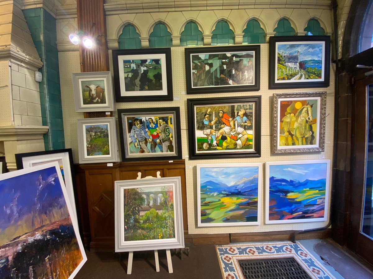 CountyGalleries's tweet photo. Beautiful selection of artwork in the gallery. Such a wonderful place to work. All available. https://t.co/QxJYgjXFrG
