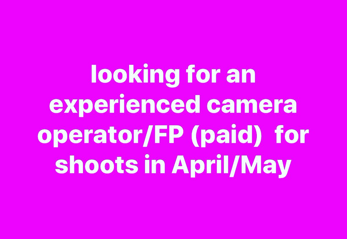 ilona_sagar's tweet photo. Email ilonasagar@gmail.com #setlife #filmjobs #camerajobs #womeninfilm #femaledop #womenfilmjobs https://t.co/S2UepxCqYI