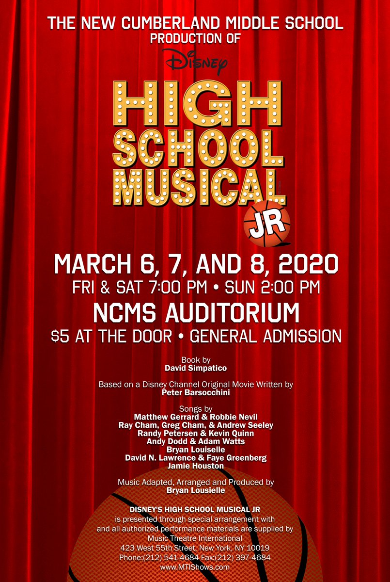 WestShoreSD's tweet photo. Got plans for the weekend? Join students from New Cumberland Middle School and Crossroads Middle School for two toe tapping musicals! See you there. #WestShoreProud https://t.co/DiWueJ4v97