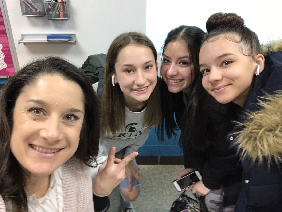 OTooleMath's tweet photo. The @MrBabiasz Kind Words Challenge: These amazing ladies are my Alg1A dream team. @AaliyahHogan24, @jennaLucio2, and @KenzieWalczak give me their best every day, having the courage to volunteer and the discipline to stay on-track. I challenge @LanceWillette22. @MFrayGBHS https://t.co/VHeFKIFD9T