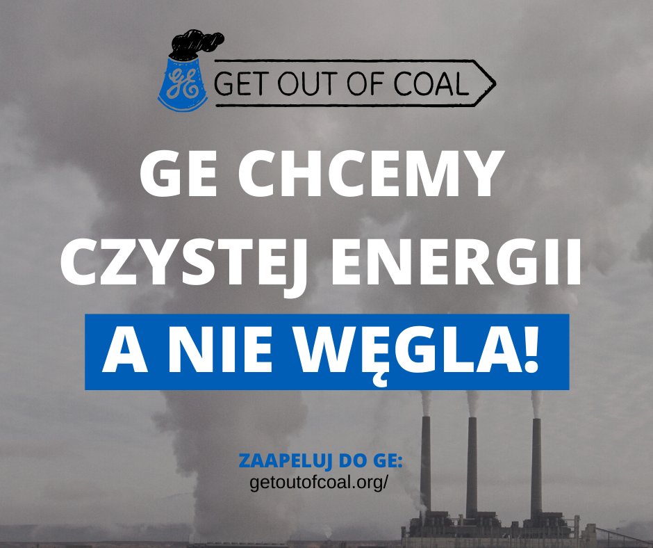 PracowniaBystra's tweet photo. Wykonawca elektrowni #OstrołękaC @generalelectric  buduje węglowe projekty w 17 krajach twierdząc, że tego te państwa chcą i potrzebują 😡 65 organizacji do prezesa GE: Niech Pan nie mówi za nas! Dodaj Twój głos do apelu do https://t.co/sYdeKsA8XY
Więcej: https://t.co/Bop8loigyC https://t.co/rYB1S9Dk8q
