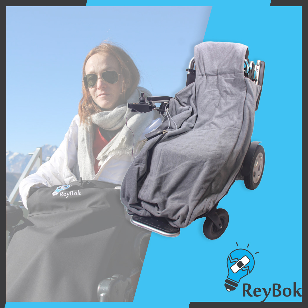 Reybok_fr's tweet photo. Nous commercialisons une innovation pour améliorer la vie des personnes en fauteuil roulant électrique :  une chaufette pouvant se brancher à la prise de chargement du fauteuil et adaptée à toutes les morphologies !
#Handicap #Innovation #HandiChaufette
https://t.co/bQX2mrjor2 https://t.co/7wM6vdgxIU