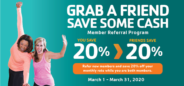 FortMonroeYMCA's tweet photo. Want to score 20% off your membership fees? Just refer a member to the Y, and you’ll both receive a 20% discount each month that you are both members. Learn more at https://t.co/SZPRnvii8d https://t.co/T0REaG5fBs
