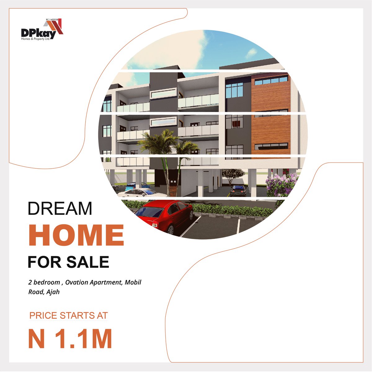 dpkayhomes's tweet photo. OVATION APARTMENT, Mobil road Ajah.
Imagine owning a 2 Bedroom with an initial deposit of 1.1M Naira deposit at an easily accessible location.
For more information, visit our website
@ https://t.co/oa4uqqYA1s 
or call 09030009782 / 0903110082.
#realestate
#propertyinvestment https://t.co/fZl2jlfJOv