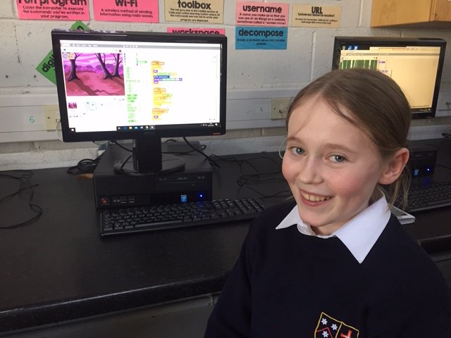 moatecs's tweet photo. Some of our first year students creating games in Scratch #coding #CS #MoateCS https://t.co/QIGGLxJKTO