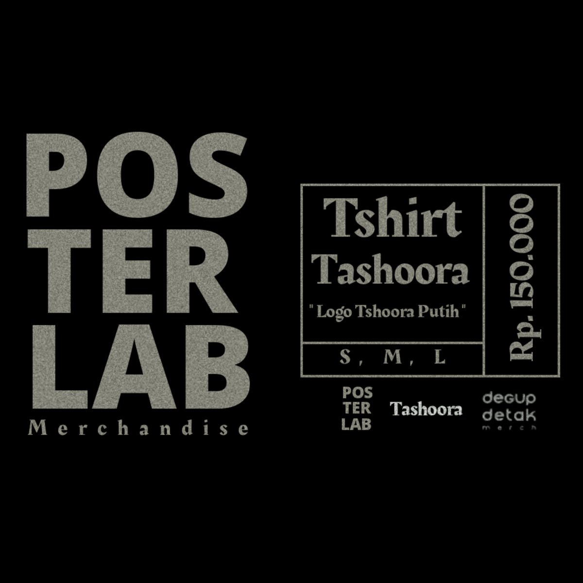 posterlabID's tweet photo. Tshirt Tashoora "Logo Tashoora Putih" sudah tersedia di posterlab!
Langsung menuju ke kontak kami melalui WhatsApp : 089530034643
#posterlab #tashoora #merchandiseband https://t.co/vH7jwCrEDD