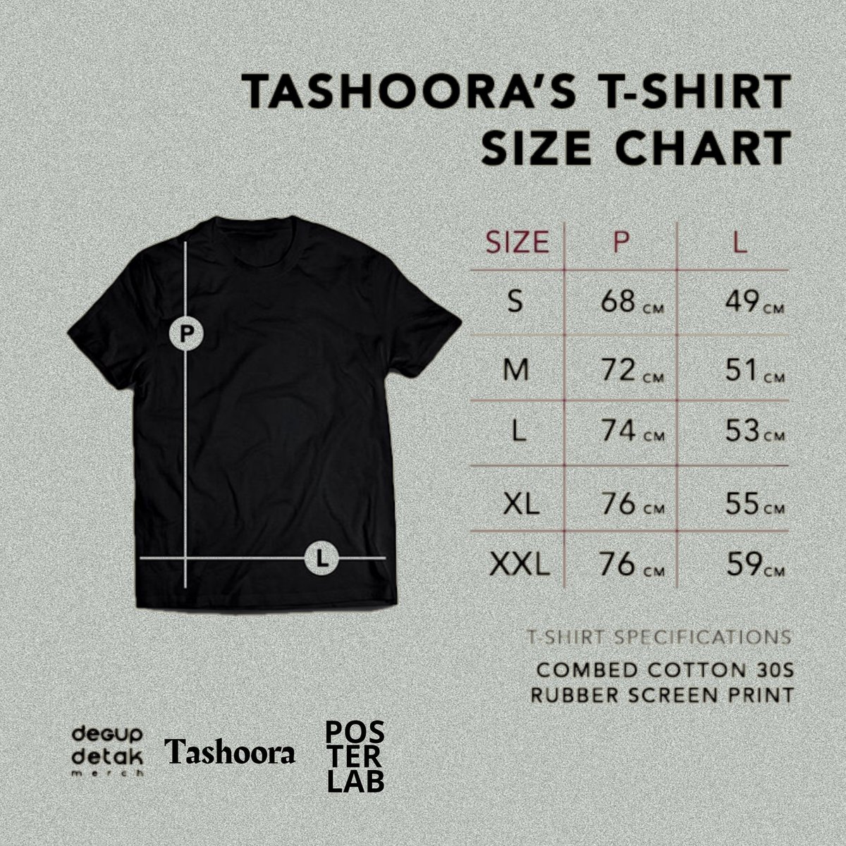 posterlabID's tweet photo. Tshirt Tashoora "Logo Tashoora Putih" sudah tersedia di posterlab!
Langsung menuju ke kontak kami melalui WhatsApp : 089530034643
#posterlab #tashoora #merchandiseband https://t.co/vH7jwCrEDD