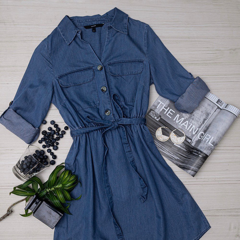 VeroModaIndia's tweet photo. A denim dress for that dawn to dusk Wednesday look! Find the Shades of Denim collection at your nearest VERO MODA store or shop online https://t.co/ZJlzCR9Rxp
#ShadesOfDenim #VEROMODA #VEROMODAWomen #Denim #DenimWorld #MyDenim #VEROMODAIndia #SpringSummer20 #SS20 #NewCollection https://t.co/Cjjn9BAHsr