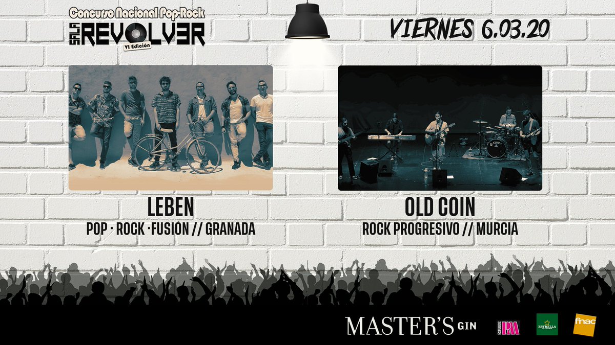 Este fin de semana tenemos ración doble de nuestro Concurso Nacional Pop-Rock Sala Revólver.
- Viernes 6. Leben y OLD COIN.
- Sábado 7. Amiga500 y Somos Viva Honduras.