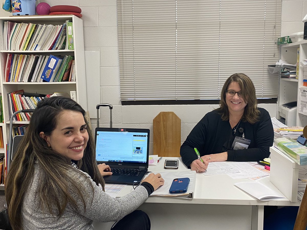 KEsparza_CI's tweet photo. Behind the scenes planning our OT Mrs. Gwyn and PT Mrs. Esparza are working diligently to plan our #JamesButlerSpringGames #TeamSISD https://t.co/1aDt1YMrBz