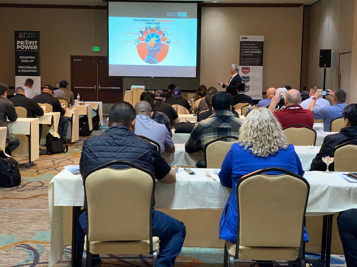 IKORoofing's tweet image. Another great #ProfitPower is in the books in Anaheim. Thanks for coming out yesterday, roofers! 

Nova Scotia – you&apos;re next. #RoofingElevated
