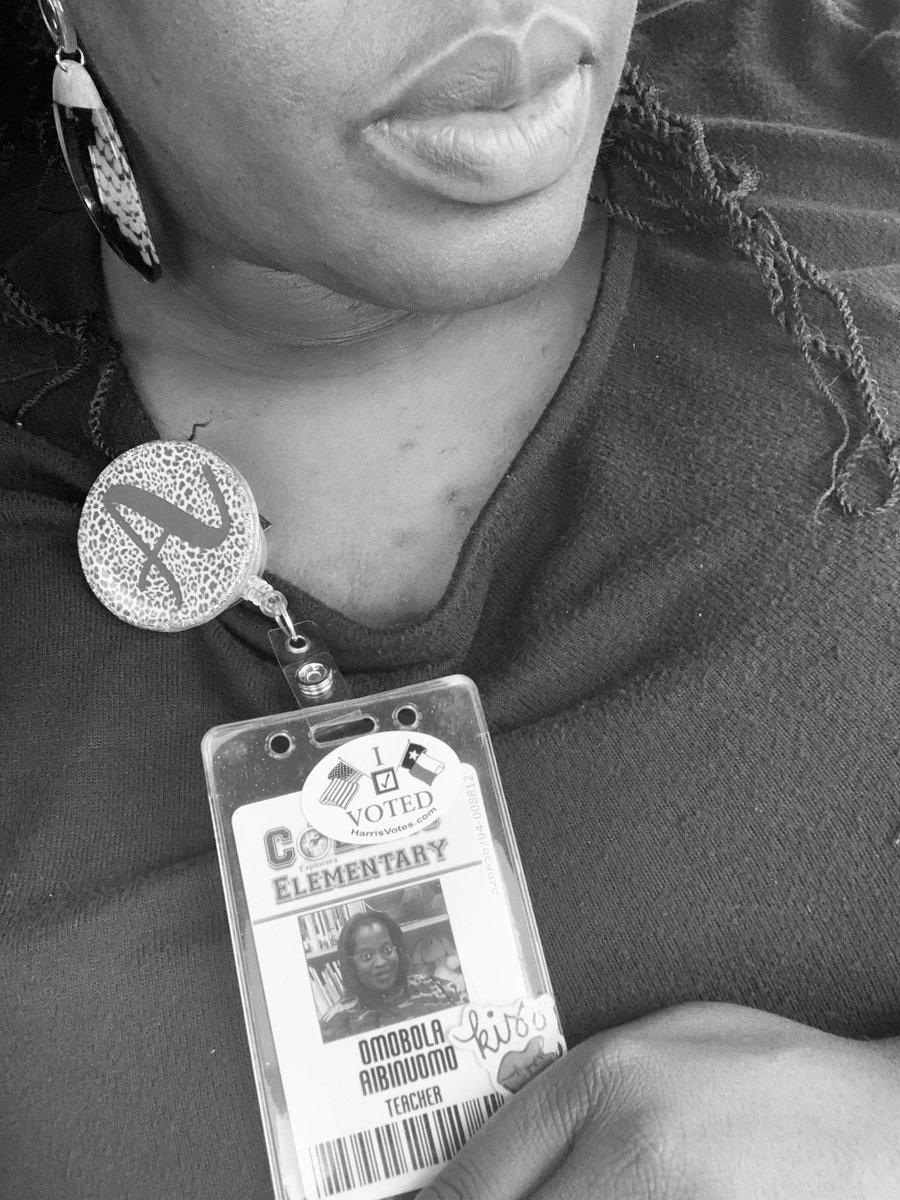 MsAibinuomo's tweet photo. Yesterday I exercised my right to vote! #Alief #Colexplorers https://t.co/zy4stCzRQp