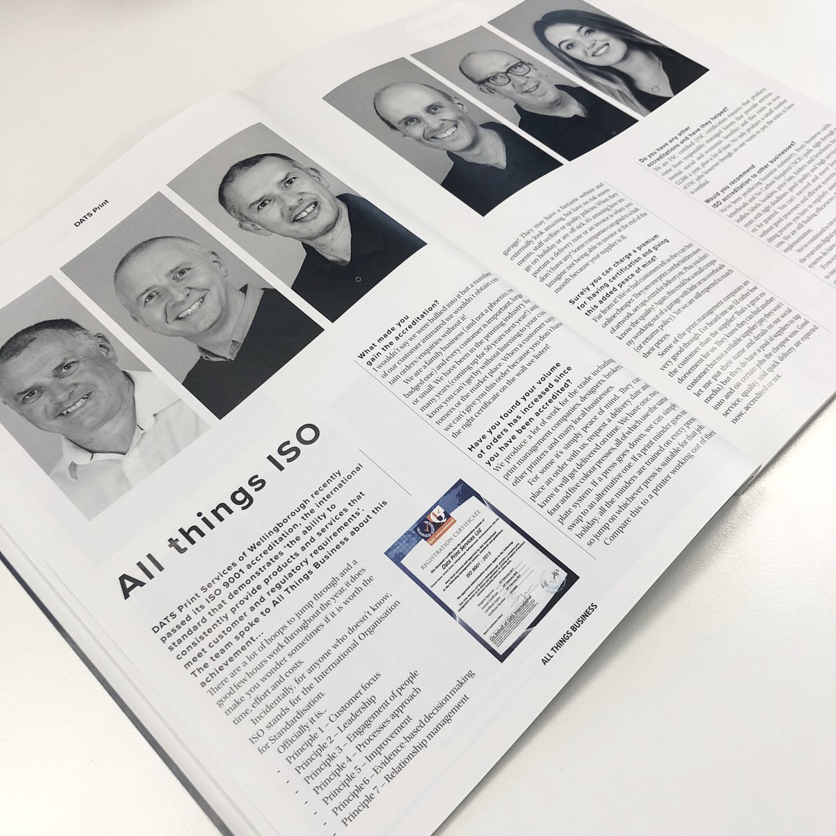 Dats_Print's tweet photo. We’ve got some news! 📰

Our editorial in @allthingsbus has landed on desks and we couldn’t be prouder of our team.
We’ve recently passed our #ISO 9001 accreditation and have shared a Q&amp;A all about it.

Read our ‘All Things ISO’ editorial here: https://t.co/OBsloJE811 https://t.co/V6xo2BvxxP