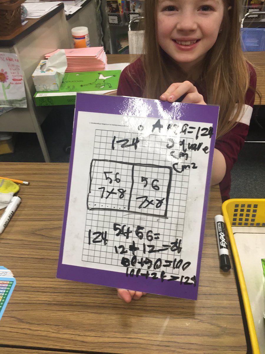 BCahalan3's tweet photo. Showing different ways to find the area of a rectangle. https://t.co/CYQFYPNN9S