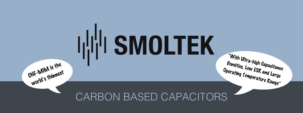Today at #IMAPSDPC, in the afternoon interactive sessions, our CTO Vincent Desmaris will present “Carbon Nanofiber MIM Capacitors with Ultra-high Capacitance Densities, Low ESR and Large Operating Temperature Range”. Welcome!    

#advancedpackaging #capacitors #cnfmim