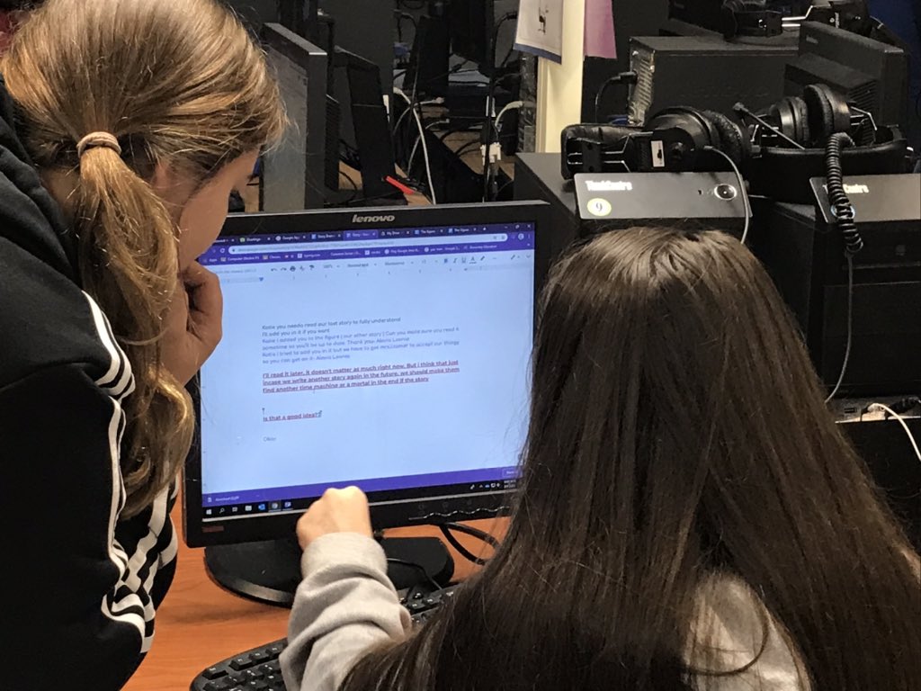 AMSLCramerELA's tweet photo. If-Then Interactive Adventure Stories in @GoogleForEdu Applied Digital Skills #collaboration #LearningLeading @albamiddle1 https://t.co/BDKPZM48Wk