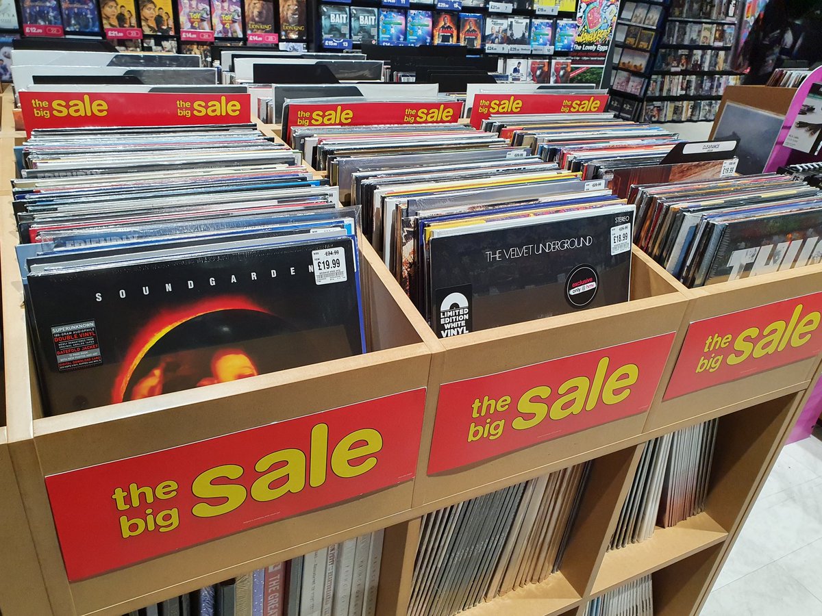 We have a crazy amount of vinyl reduced in store. Defitnely has something for everyone #hmvlovesvinyl