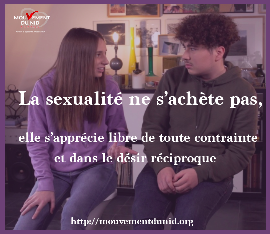 🔵🔴La sexualité ne s'achète pas, elle s'apprécie libre de toute contrainte et dans le désir réciproque !
Suivez notre campagne de prévention de la prostitution des mineur·es ici ! 👉🏽mouvementdunid.org/La-sexualite-n… 
#SexIsPriceless #wedontbuysex