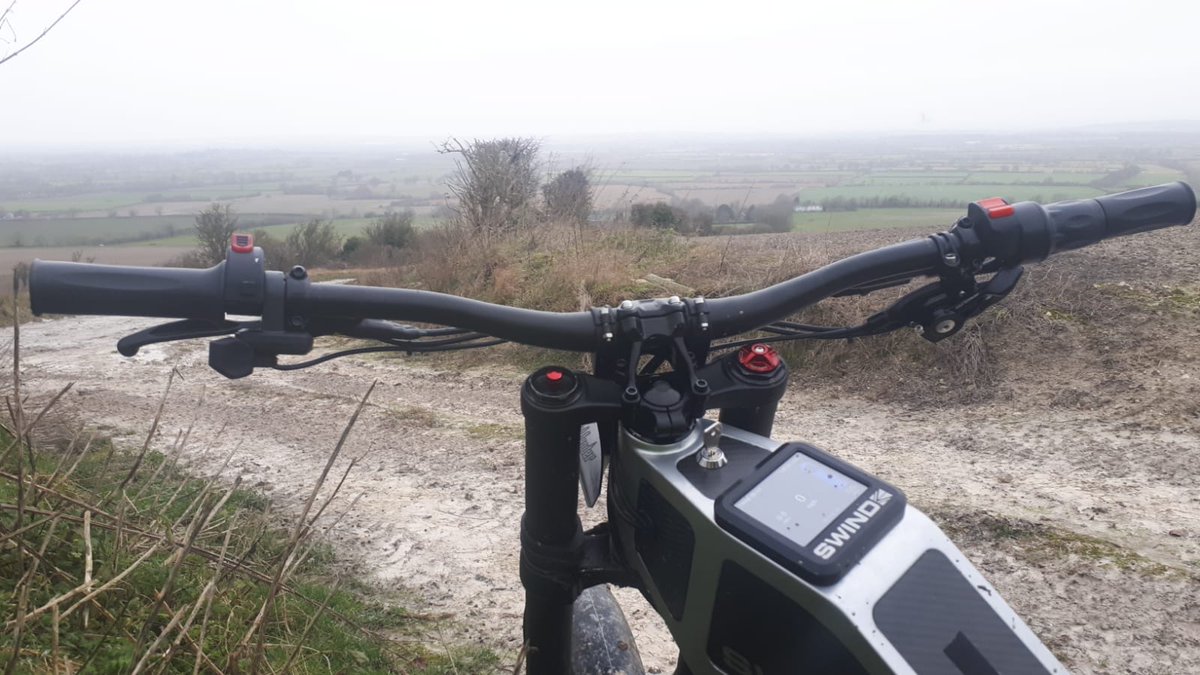 SWIND_life's tweet photo. In between storms, EB-01 ride! #electricbike #swind #swindon #ebike order now for a spring delivery. https://t.co/UFSG2T8w1w