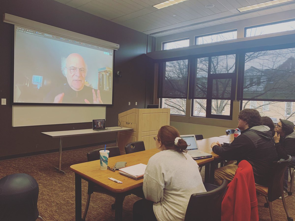RooseveltUTK's tweet photo. Great lecture yesterday from Dr. Harvey J. Kaye on FDR’s policies, including the Second Bill of Rights and the Four Freedoms! https://t.co/51xV644DKL
