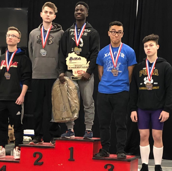 Good luck to Ade Adeboyejo ’20 who will be defending his State Title at the WHSPA State Championship this weekend in Appleton!