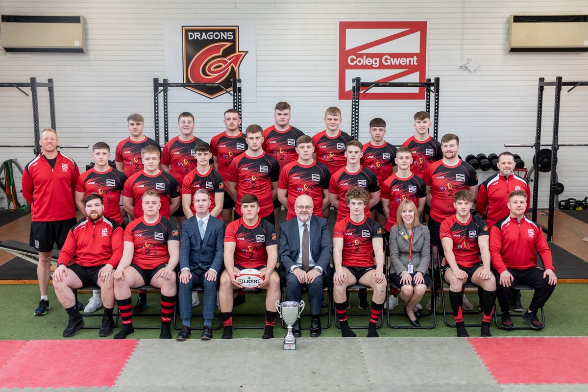 coleggwent's tweet photo. Freshly crowned WRU Welsh Schools &amp; Colleges #Rugby League champions Coleg Gwent, met with Principal Guy Lacey for a team photo at #Crosskeys Campus yesterday. “I’m so proud of our amazing team - what an achievement this season.” said Guy 🏆🏉 https://t.co/5DOXxjJNKg https://t.co/AzWinjy32v