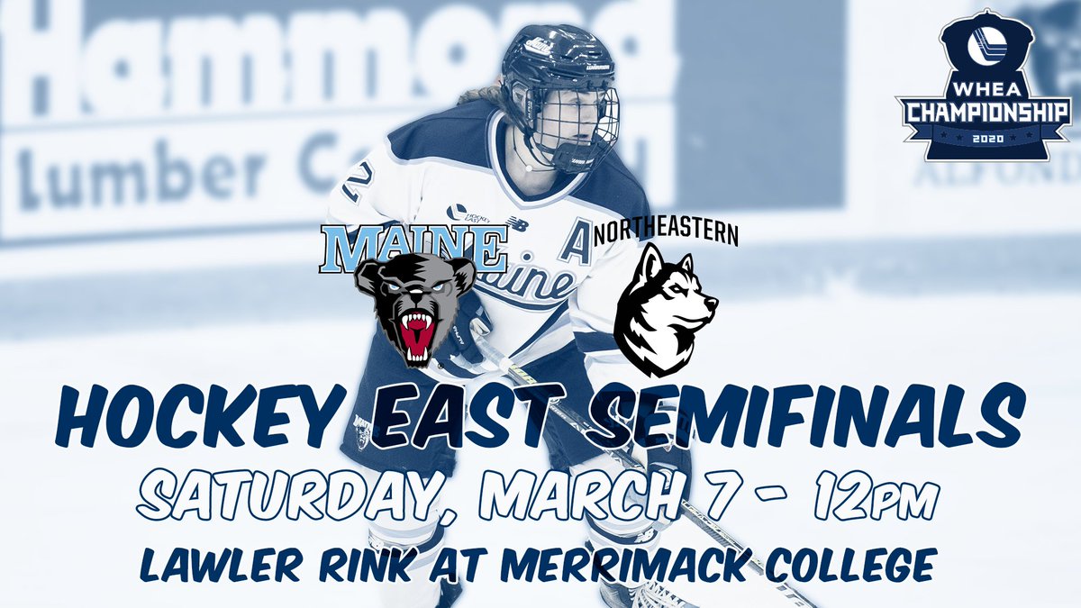 MaineWHockey's tweet photo. Our Black Bears are headed to the @hockey_east semifinals, and you can help them celebrate! 

With your gift to the team, we can make this a truly historic season. Thank you for your support!

To support text "GOMAINE" to 44-321 or make a gift below.

https://t.co/6wjz5gsqUm https://t.co/empoCBOv3M