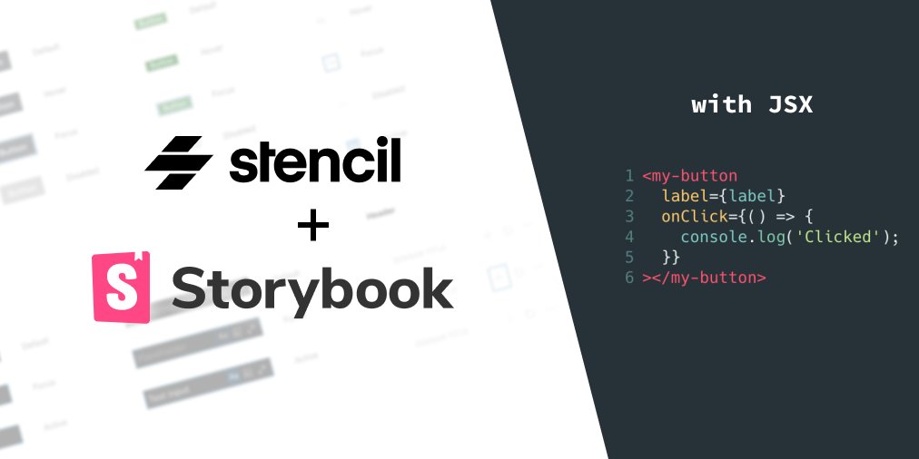Just released the second part of my mini series "<a href="/stenciljs/">Stencil</a> + 
<a href="/storybookjs/">Storybook</a>"
This time it's all about knobs, actions and JSX: dev.to/ofhouse/enhanc…
