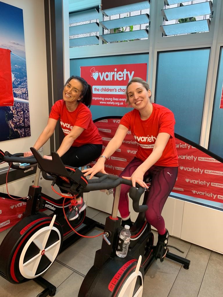 Our CEO Phil Luce popped along to the event to donate and support our #Spinathon team for @varietyGB! Thank you once again to our team of #cyclists for helping to make a difference to children’s lives. You can donate by clicking this link bit.ly/2TodvMV