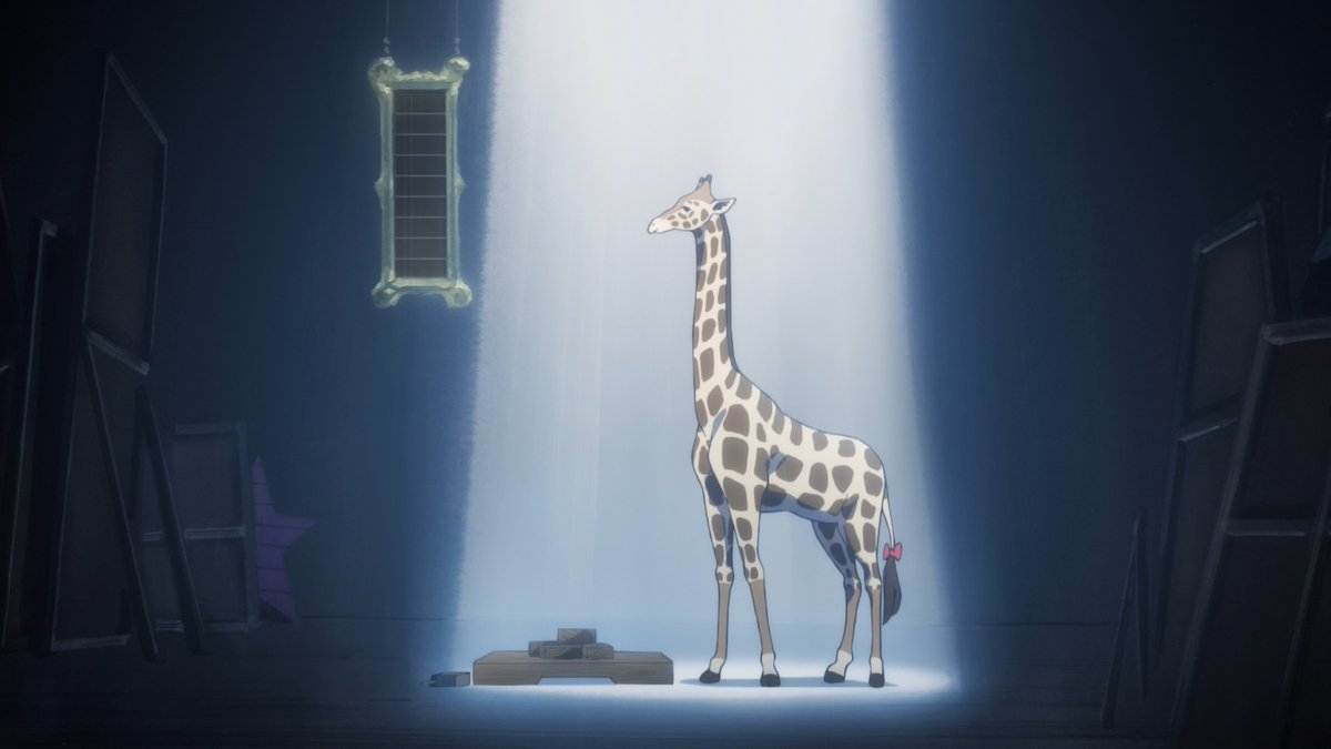 Yes. A talking giraffe. that's not really explained just run with it.