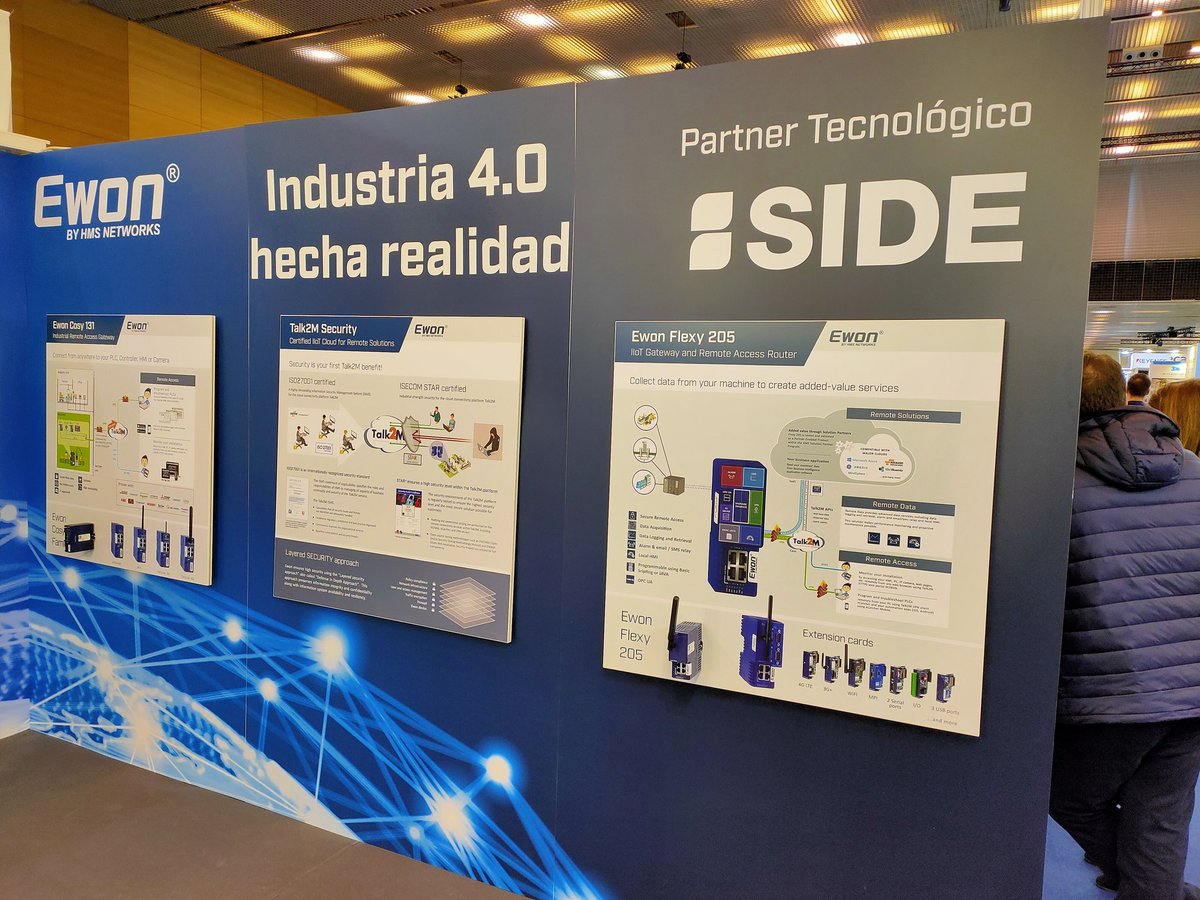 Con Alex Bonada, de <a href="/SIDEAutomatiza/">SIDE Automatización</a>, que participan por partida doble en <a href="/AdvanFactories/">Advanced Factories</a> . Mostrando sus últimas novedades del router industrial Ewon Flexy y con su área de ingeniería para mostrar qué tipos de proyectos pueden desarrollar. #AF2020