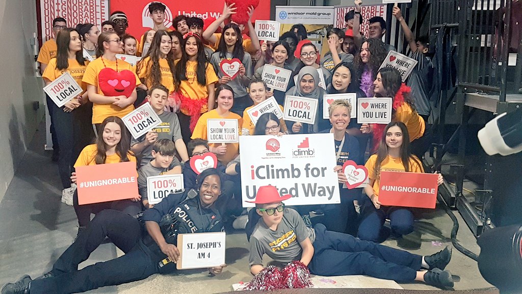 wpsbianca's tweet photo. I had the pleasure of being the team lead for the best group from @STJTWEET great work today guys!
#IClimb2020 
#funtimes 
#UnitedWay https://t.co/mFEIExW4h4
