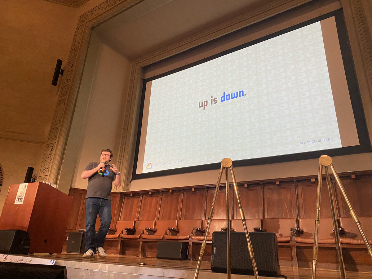 moficodes's tweet image. Whats next right is left? @davidstanke  
@devopsdaysNYC #devopsdays #devopsdaysnyc