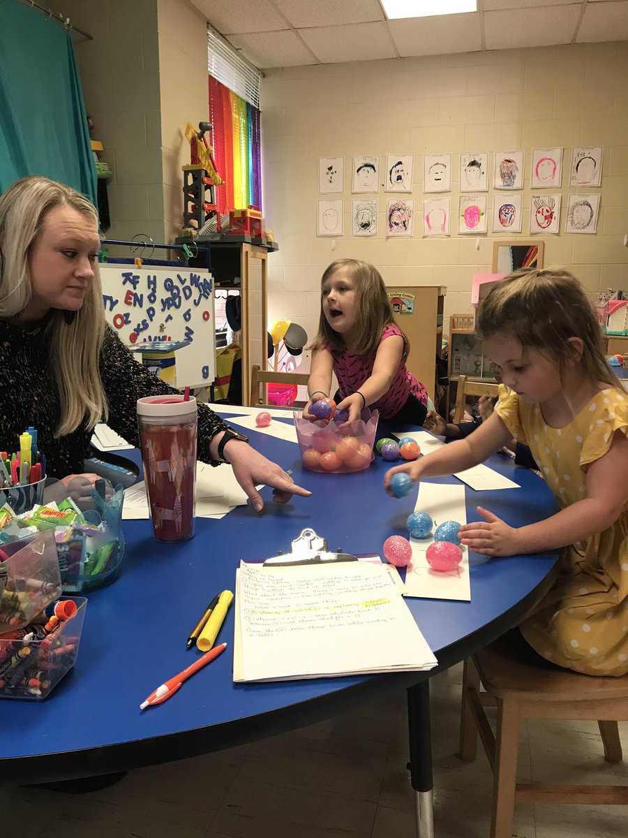 cindytreadway5's tweet photo. We are adding in Ms. Bonnie’s Prek class. Easter is coming so we are using eggs to work our math problems. @suptking https://t.co/1UZckzDnWZ
