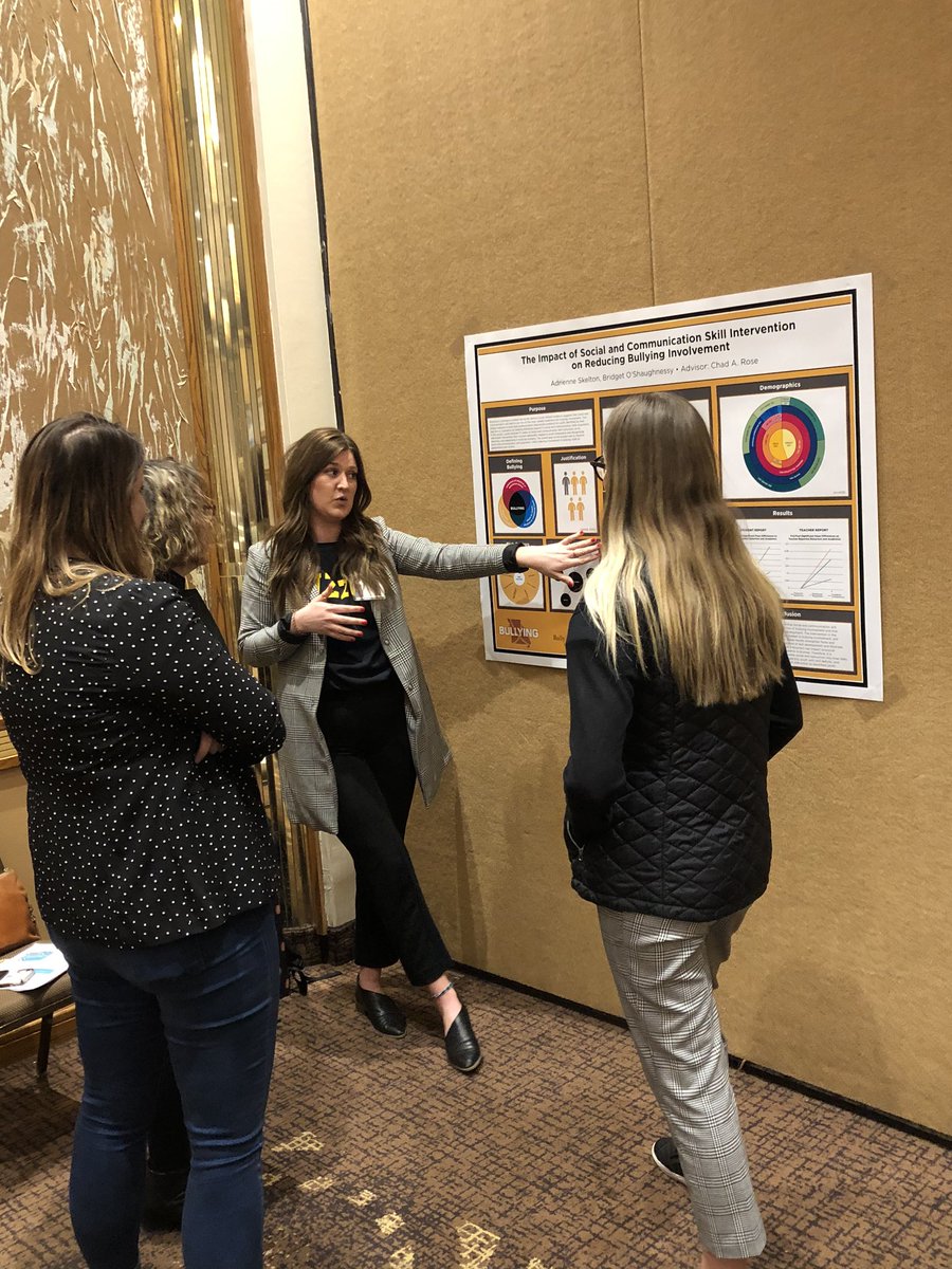 PhyllisWolfram's tweet photo. MO-CEC student chapters presenting at poster session #2020collconf @casecec @missouricase @RumChad @CECMembership https://t.co/cfwCaTXsqt