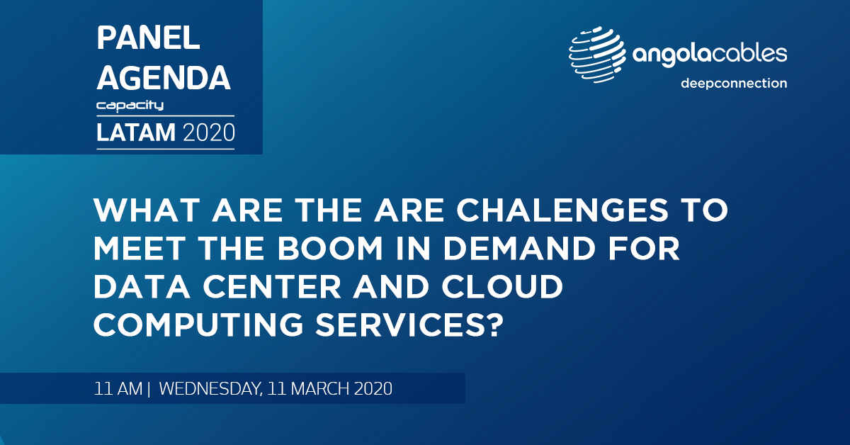 angola_cables's tweet photo. We welcome you to attend the panel discussion at #CapacityLATAM on the 11th of March at 11H00. Alternatively, you can set-up a meeting to speak to us!

https://t.co/oGCVawJyk1

#RemotePeering #ISPs #ISP #Network #MultipleLocation #Circuits #IPTransit #DataCenter #AngoNAP https://t.co/EEOgUruLMP