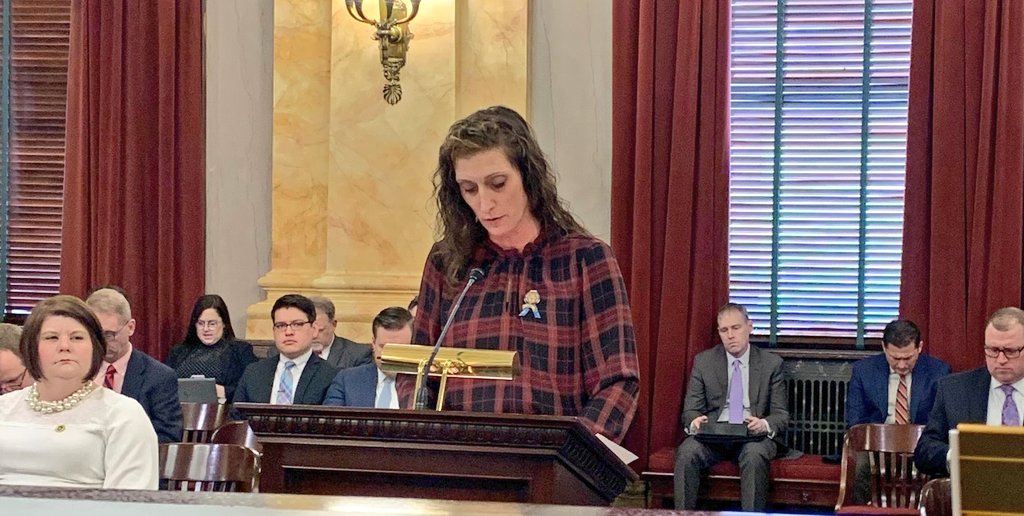 RandiClites's tweet photo. Today I provided Sponsor testimony on #HB412 in the Senate Health Committee. I am hopeful the Senate will move quickly to create the #RareDiseaseAdvisoryCouncil https://t.co/HCobSCbNOP