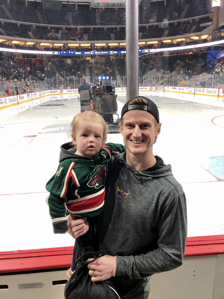 In the year 2000, I went to my 1st State Tournament. 20 years later I got to take my boy to his 1st. #tourneyson45TV #TheTourney #TheTourney20 @MSHSL @prep45sports @mnwild @XcelEnergyCtr #babiesandmemories