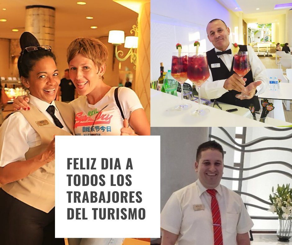 Melia_Varadero's tweet photo. Desde Meliá Varadero enviamos nuestras felicitaciones a los trabajadores del #Turismo de toda Cuba en su día. 🎂 #MeliaCuba https://t.co/bPCcYY9TYD