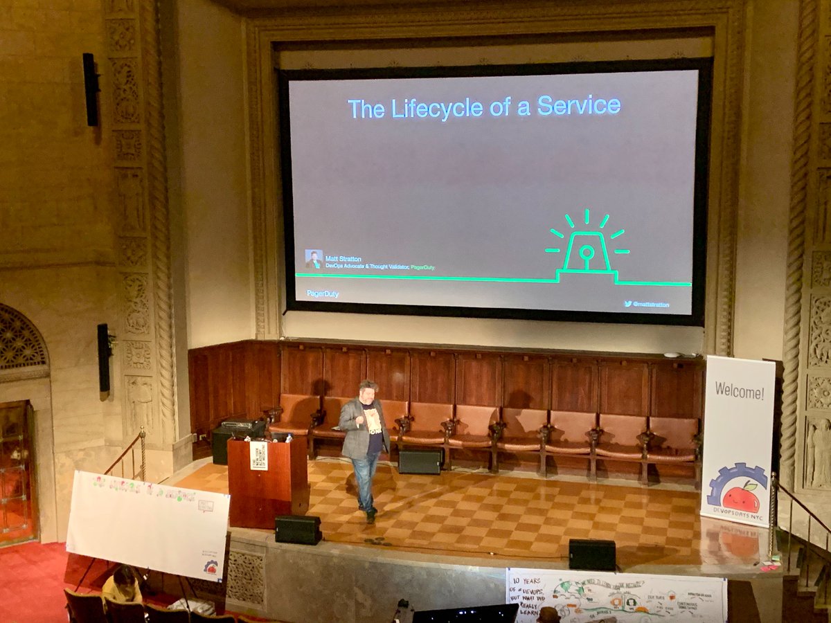 pagerduty's tweet image. Thank you to the organizers and attendees for an awesome #devopsdaysnyc!  Pagey and our @pagerduty team enjoyed meeting you :)