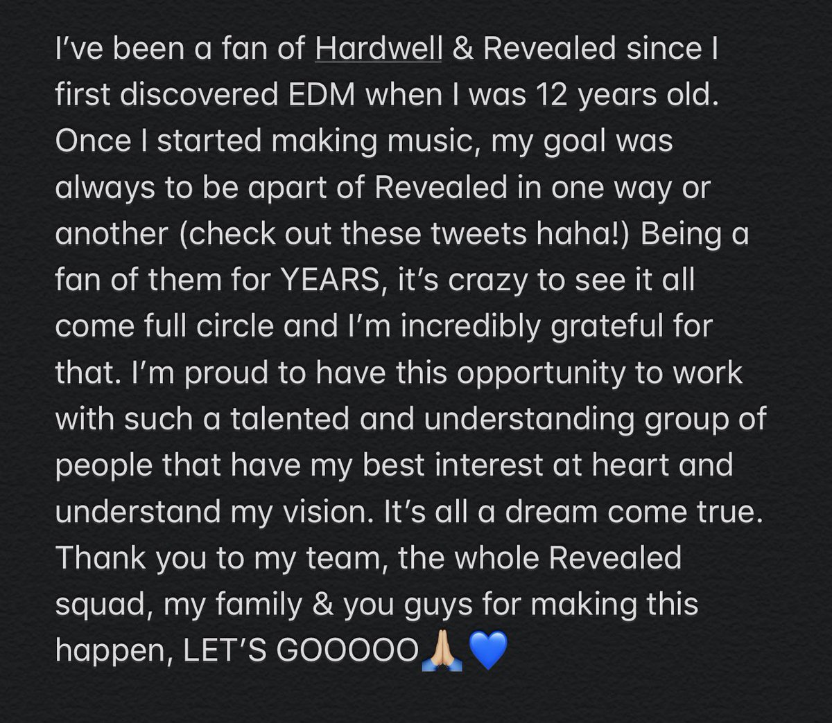 RyosOfficial's tweet photo. I’M BEYOND EXCITED TO FINALLY ANNOUNCE I’ve signed a record deal exclusively with @RevealedRec!! 🎉🎉 🎉🎉 https://t.co/uPCX6cduBC