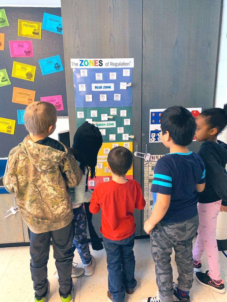 ZONES OF REGULATION

Students every morning take their pin &amp; attach it to identify how they feel. Pins can move throughout the day as they change zones. Helping to understand their emotions &amp; feelings with <a href="/ZonesOfReg/">Zones of Regulation</a>

 #SPED #SpecEd #SEL