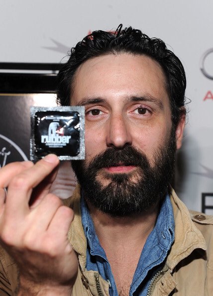 5th Avenue Cinema on X: Quentin Dupieux holding a promotional “rubber” for  his 2010 film RUBBER.  / X