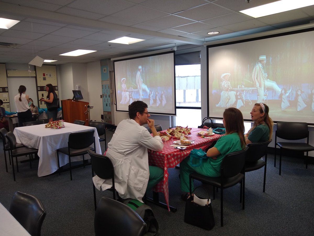 EmmaCrady's tweet photo. Today went so well, you could even say it was #supercalifragilisticexpialidocious 2 more days of #ResidentAndFellowAppreciationWeek! Big thanks to Julie Connelly and the Child Life team for the awesome banner! @BonnieDesselle @sgelpi #CHNOLAproud @LSUHealthNO @theTulanePeds https://t.co/qRPZ4kmoia