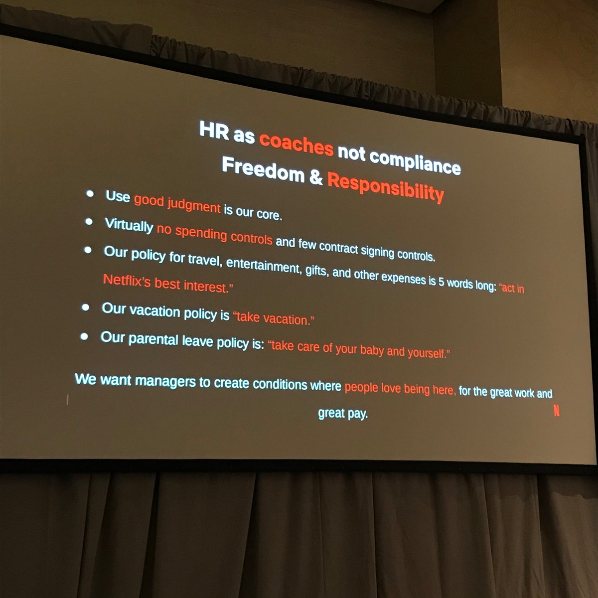MariaFafard's tweet photo. Fantastic content, energy and passion, @becks_port! I love how values-driven your culture is. Values instead of rules, what can be better 😊? #tcbExecCoaching
@Conferenceboard https://t.co/IU28geGZM4