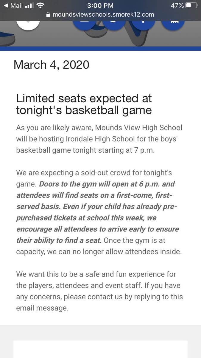 Unfortunate but should be a great atmosphere tonight!